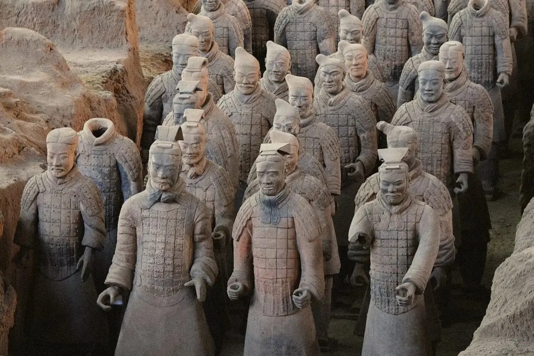 Los Guerreros de Terracota entre la Muralla y el Bund