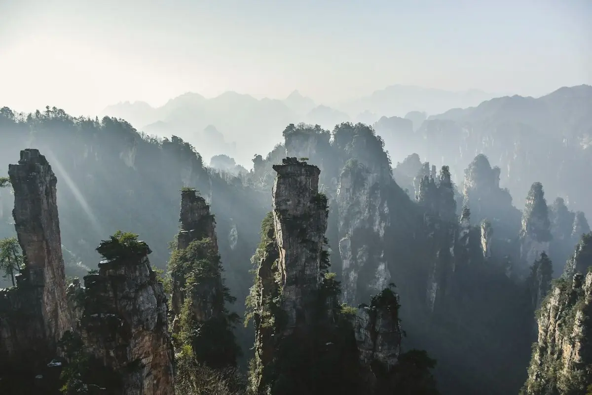 Las montañas flotantes de Zhangjiajie, lo que más impresiona